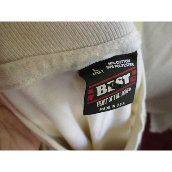 Vintage Women's T-shirt Large Single Stitch Cottage Core American Patchwork USA - Picture 8 of 8